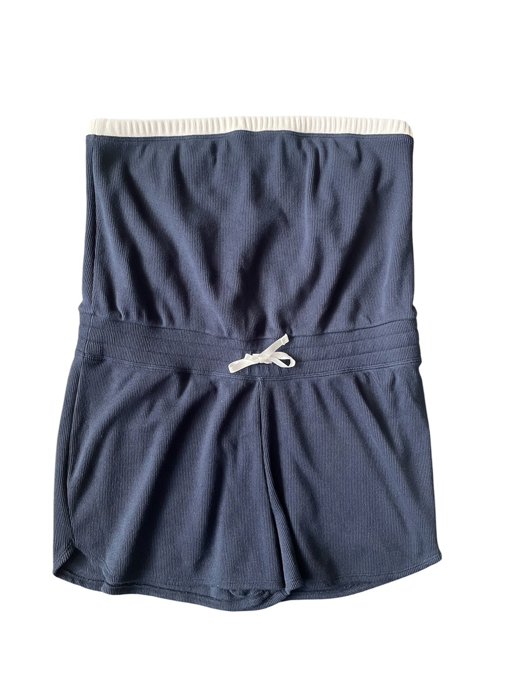 Gilly Hicks by Hollister Navy Strapless Ribbed Romper Size XL